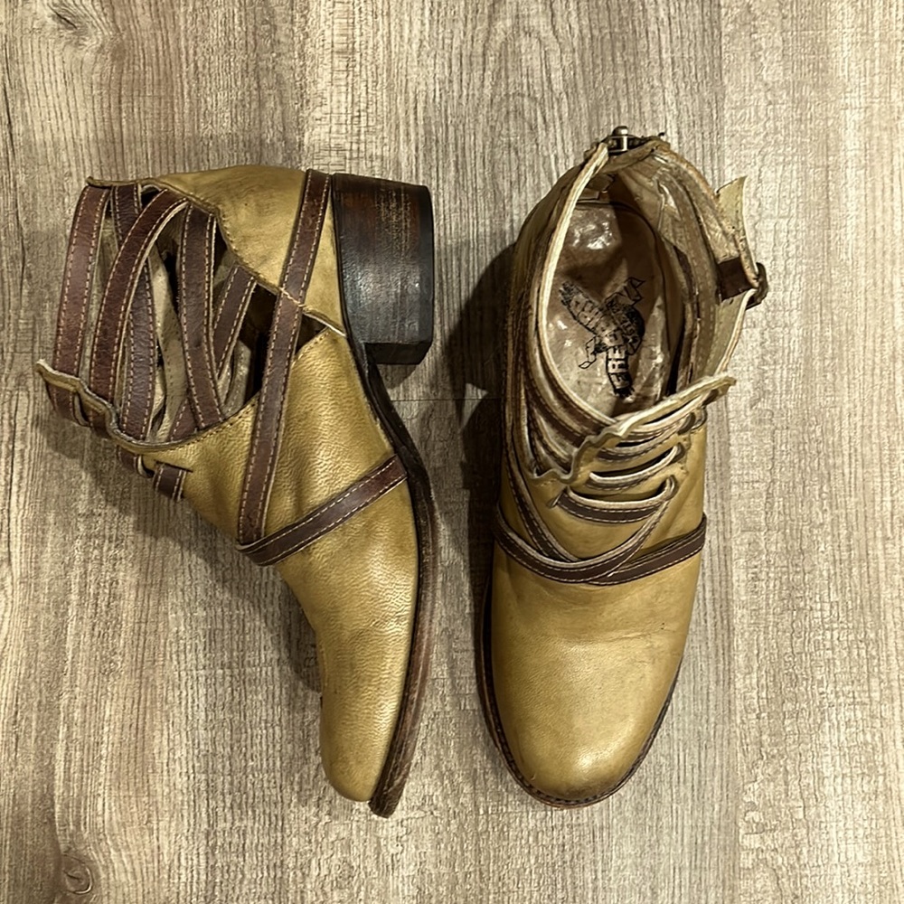 Freebird by Steven distressed ankle boots